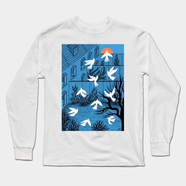 Hope is Strong Long Sleeve T-Shirt by sleepydolphin